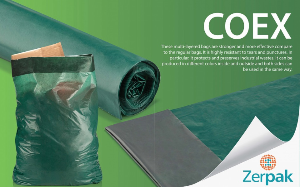 COEX - Multilayer Garbage Bags (different colors inside and outside)