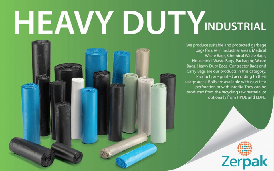 Heavy Duty Garbage Bags for Professional and Industrial Use
